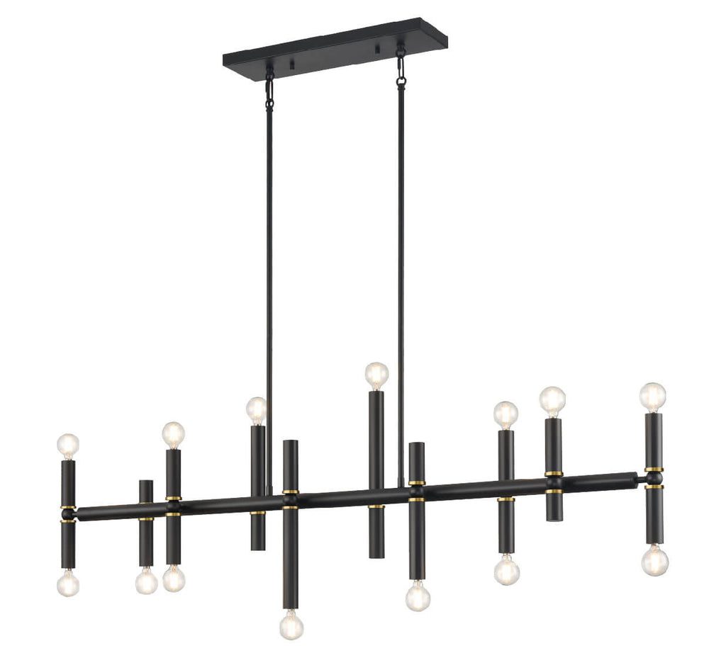 DVI LIGHTING KLONDIKE 14 LIGHT LINEAR EVONY DVP42841EB+MF