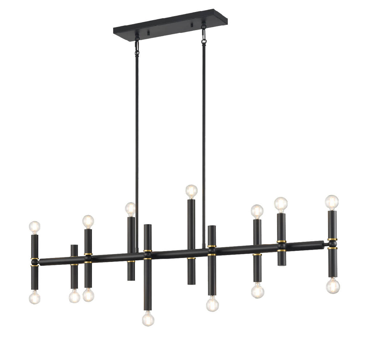 DVI LIGHTING KLONDIKE 14 LIGHT LINEAR EVONY DVP42841EB+MF