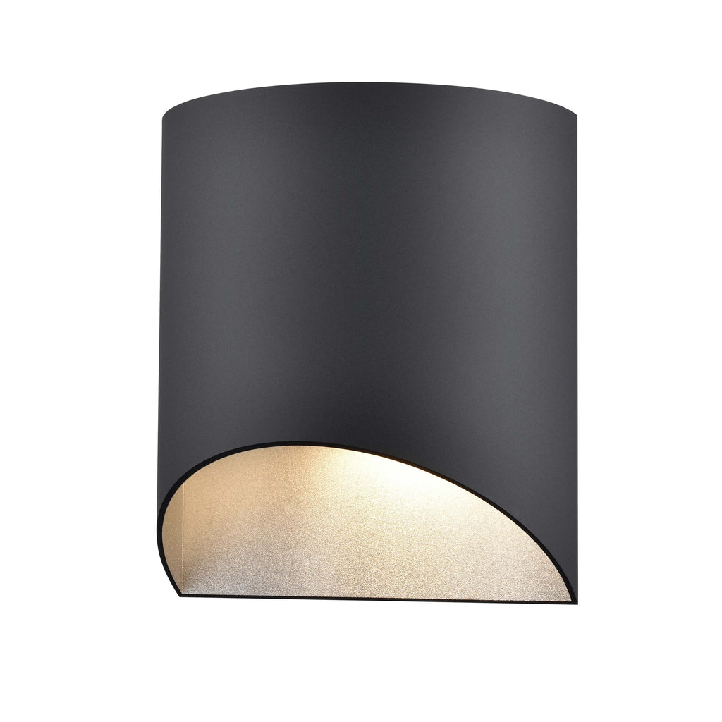 DVI LIGHTING BRECON OUTDOOR ROUND 8.5" SCONCE DVP43090SS+BK