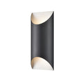 DVI LIGHTING BRECON OUTDOOR ROUND 18" SCONCE DVP43091SS+BK