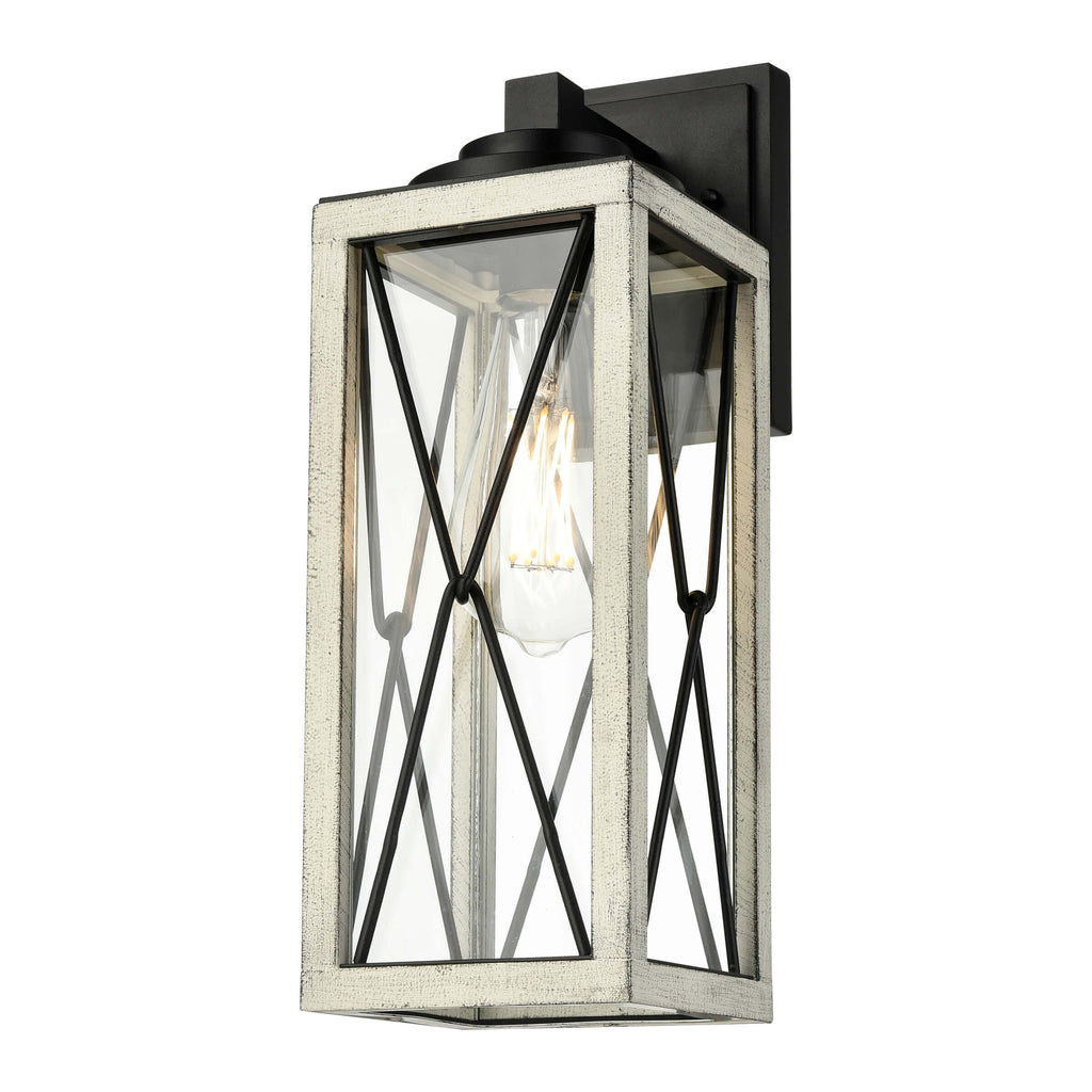 DVI LIGHTING COUNTRY FAIR SCONCE BIRCHWOOD DVP43372BK+BIW-CL