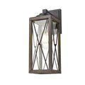 DVI LIGHTING COUNTRY FAIR SCONCE IRONWOOD DVP43372BK+IW-CL