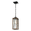 DVI LIGHTING COUNTRY FAIR PENDANT IRONWOOD DVP43375BK+IW-CL