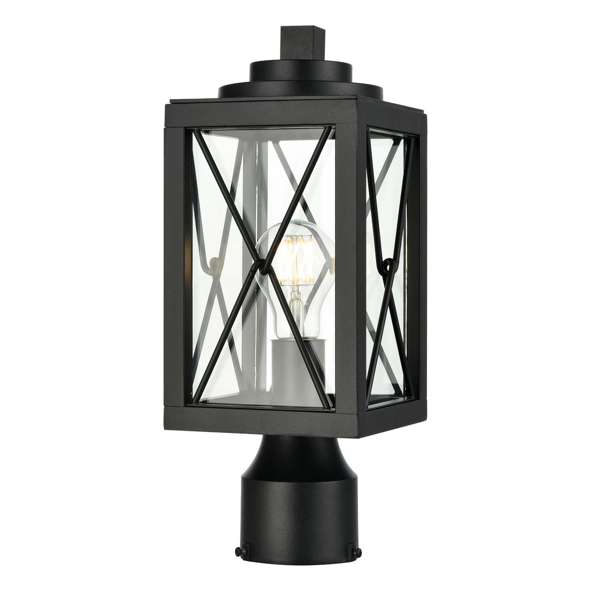 DVI LIGHTING COUNTRY FAIR LAMP POST BLACK DVP43377BK-CL