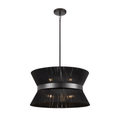 DVI LIGHTING ELLESMERE 6 LIGHT PENDANT EBONY DVP43605EB-BK