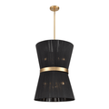 DVI LIGHTING ELLESMERE 6 LT FOYER BRASS DVP43648BR-BK