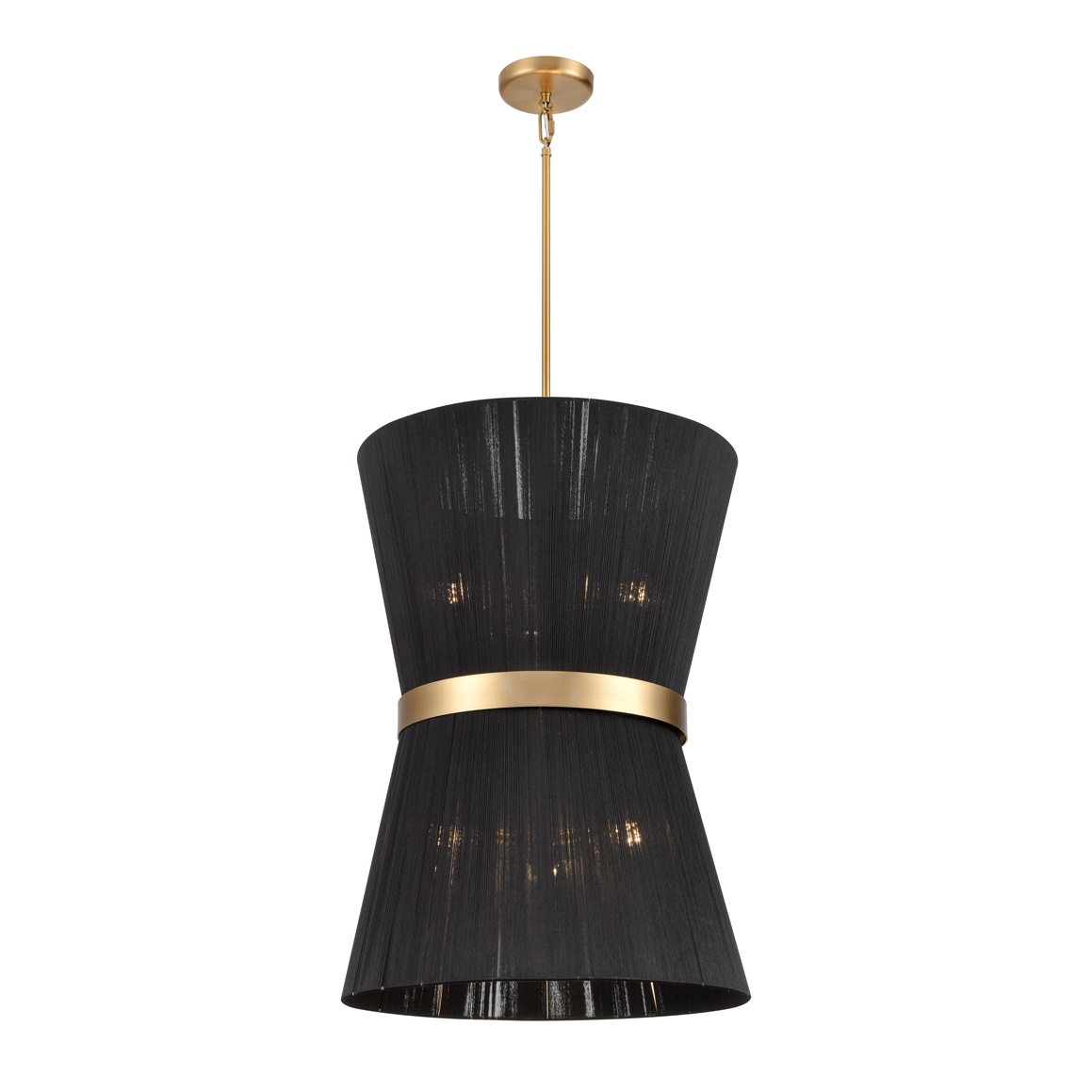 DVI LIGHTING ELLESMERE 6 LT FOYER BRASS DVP43648BR-BK