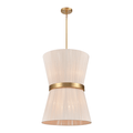 DVI LIGHTING ELLESMERE 6 LT FOYER OAT SHADE DVP43648BR-OAT