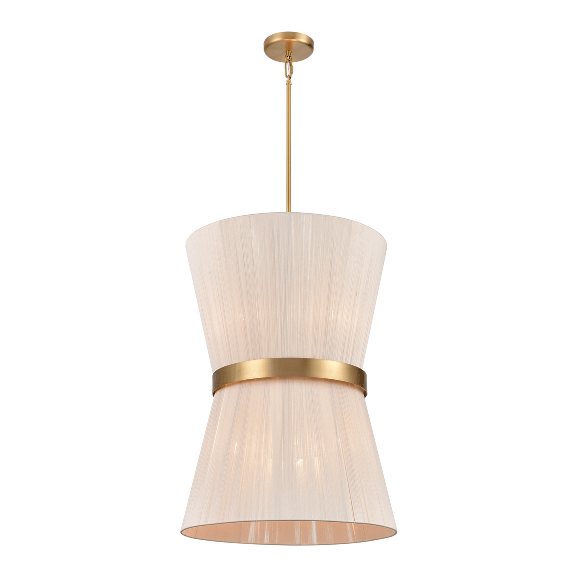 DVI LIGHTING ELLESMERE 6 LT FOYER OAT SHADE DVP43648BR-OAT