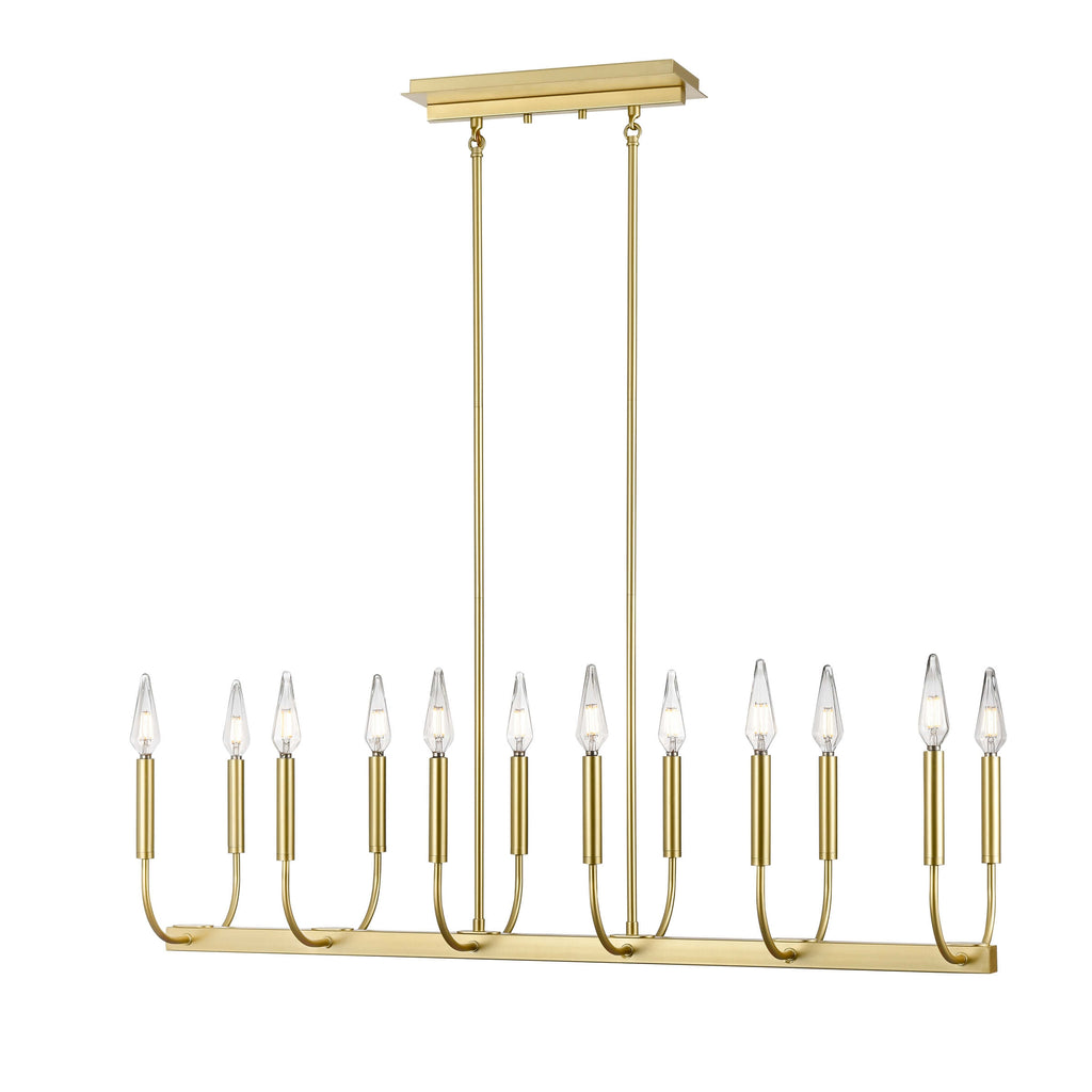 DVI LIGHTING OLIVIA 12 LT LINEAR PAINT SATIN NICKEL DVP44002MF+PSB