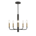 DVI LIGHTING OLIVIA 5 LT CHANDELIER GRAPHITE DVP44025MF+GR
