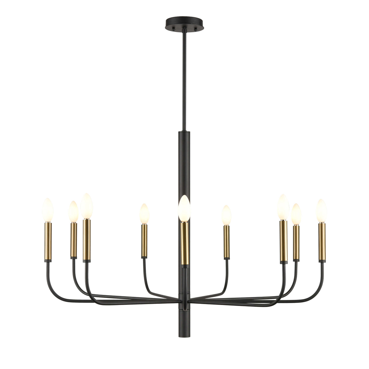 DVI LIGHTING OLIVIA 9 LT CHANDELIER GRAPHITE DVP44029MF+GR