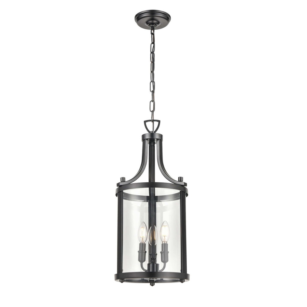 DVI LIGHTING NIAGARA 3 LIGHT FOYER EBONY DVP4410EB