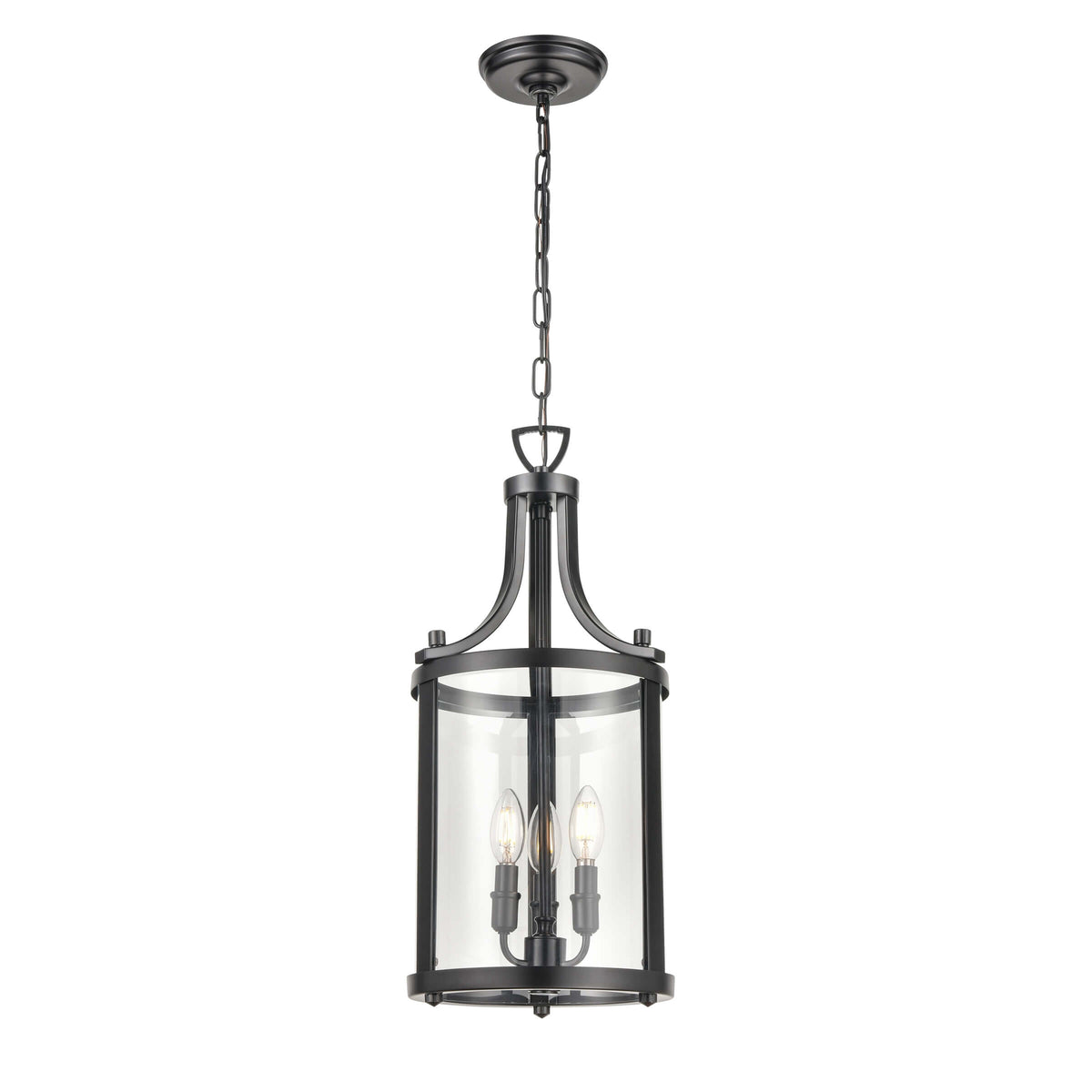 DVI LIGHTING NIAGARA 3 LIGHT FOYER EBONY DVP4410EB