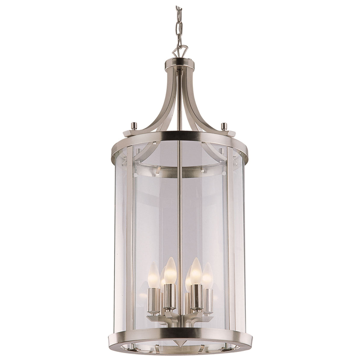 DVI LIGHTING NIAGARA 6 LIGHT FOYER SATIN NICKEL DVP4411SN