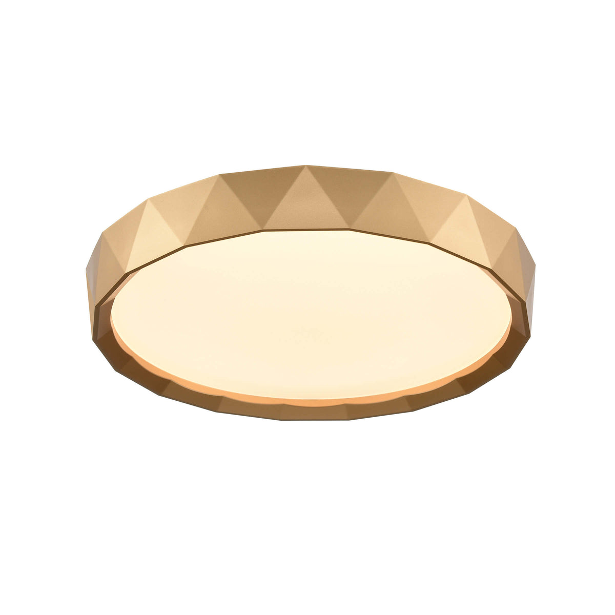 DVI LIGHTING DAWSON 5 LED 15" FLUSH MOUNT GOLD DVP44138GD-5CCT