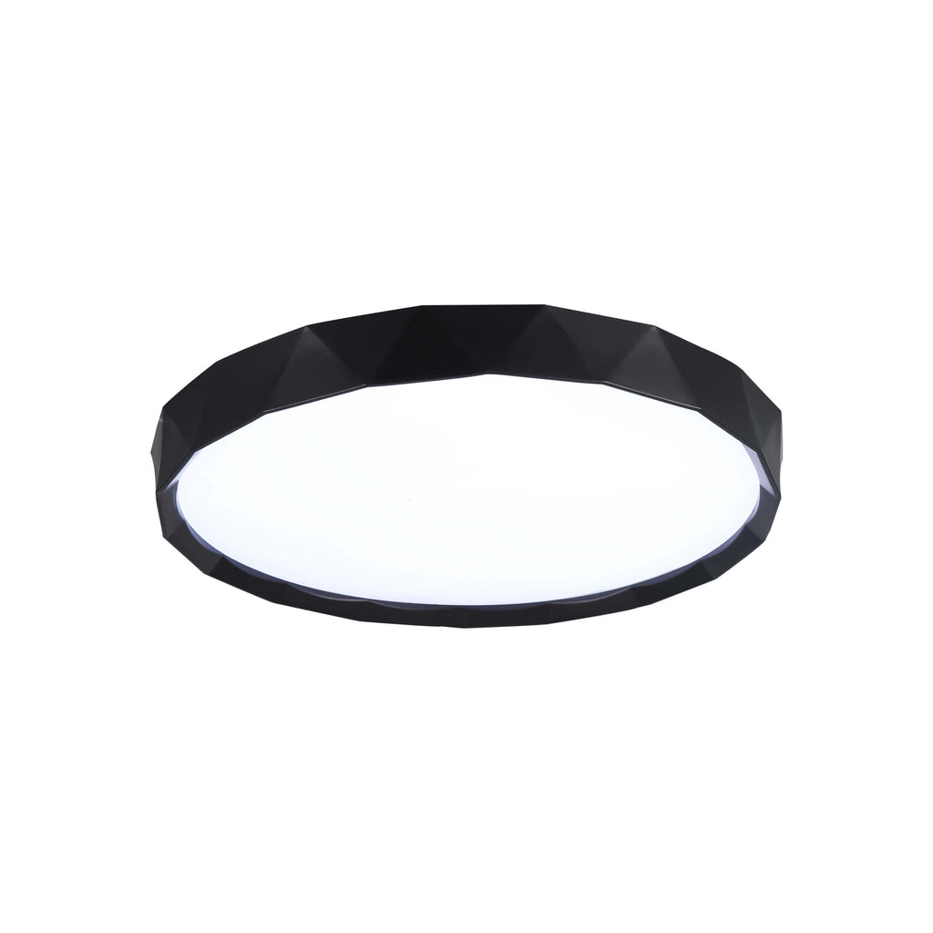 DVI LIGHTING DAWSON 5 LED 15" FLUSH MOUNT MATTE BLACK DVP44138MB-5CCT