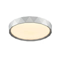 DVI LIGHTING DAWSON 5 LED 15" FLUSH MOUNT PLATINUM DVP44138PL-5CCT
