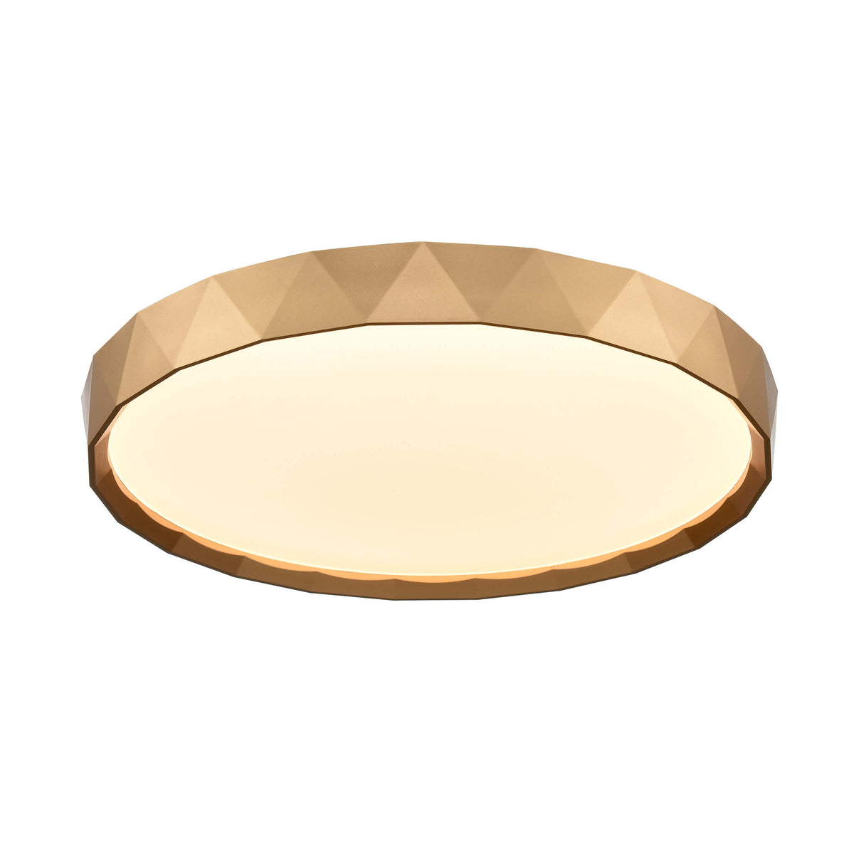 DVI LIGHTING DAWSON 5 LED 19" FLUSH MOUNT GOLD DVP44148GD-5CCT