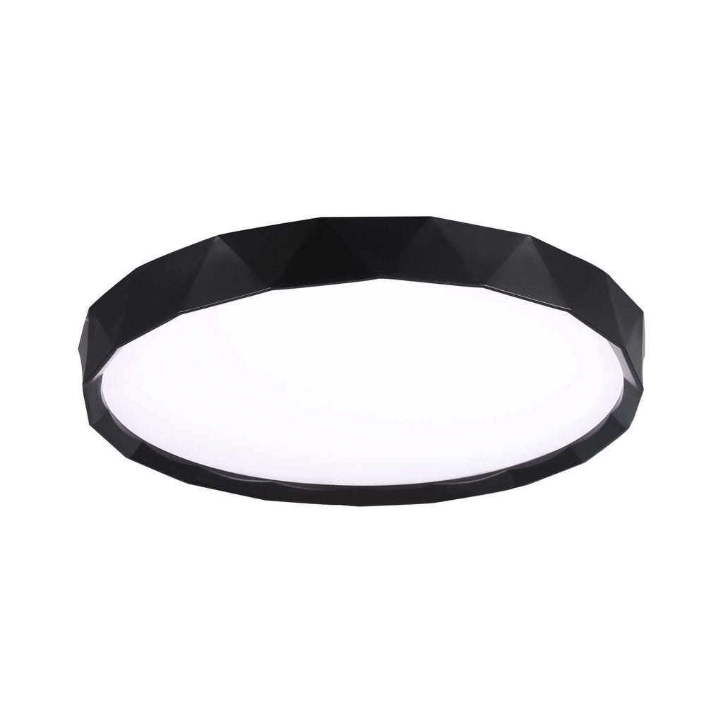 DVI LIGHTING DAWSON 5 LED 19" FLUSH MOUNT MATTE BLACK DVP44148MB-5CCT
