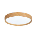 DVI LIGHTING DAWSON 5 LED 19" FLUSH MOUNT NATURAL WOOD DVP44148NW-5CCT