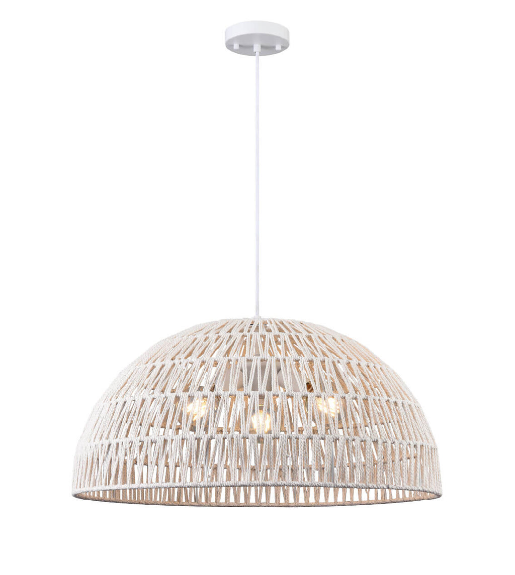 DVI LIGHTING LAC DU BONNET 26" PENDANT WHITE DVP44248MW-WY