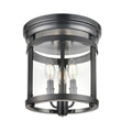 DVI LIGHTING NIAGARA 3 LT FLUSH MOUNT EBONY DVP4432EB