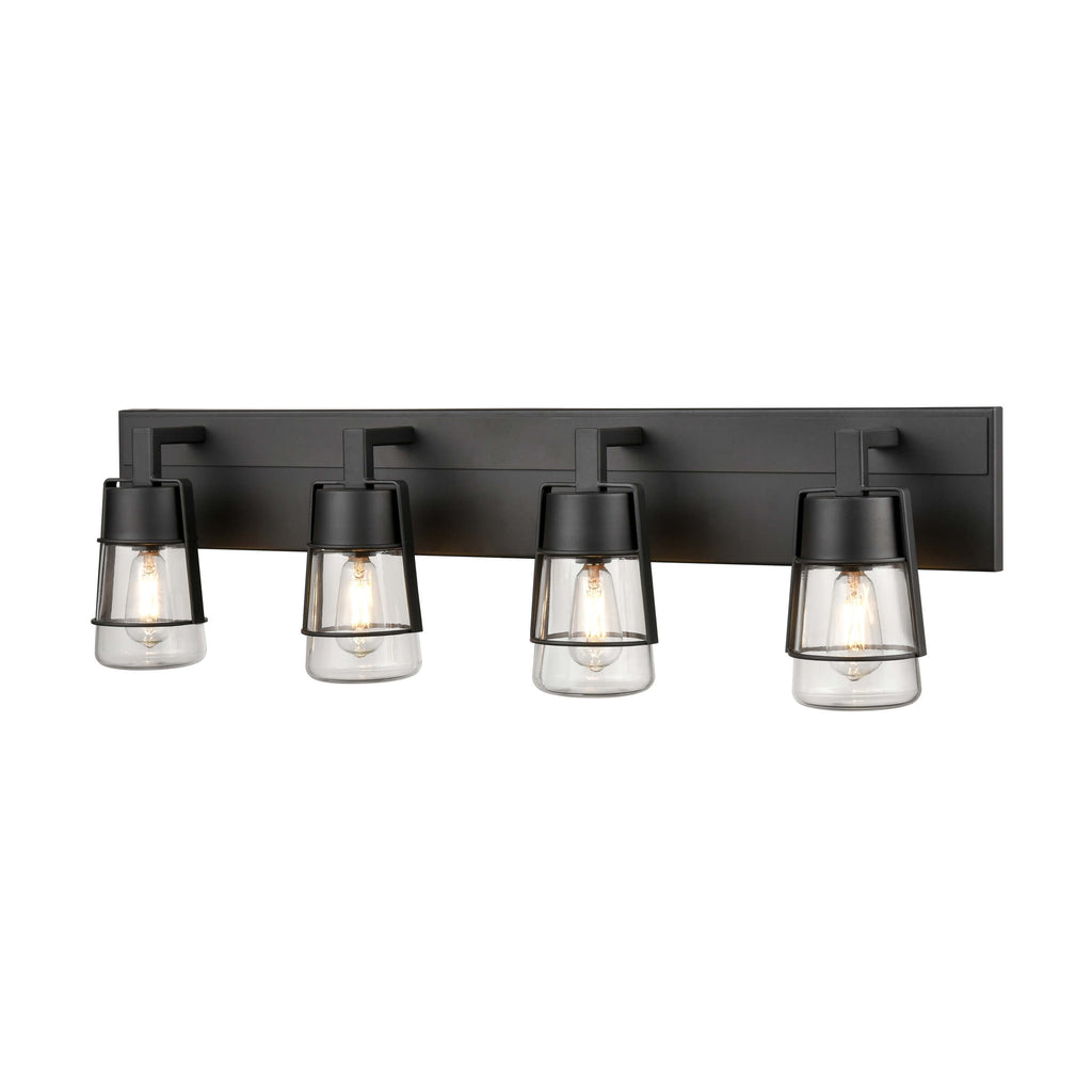 DVI LIGHTING LAKE OF THE WOODS 4 LT VANITY GRAPHITE DVP44444GR-CL