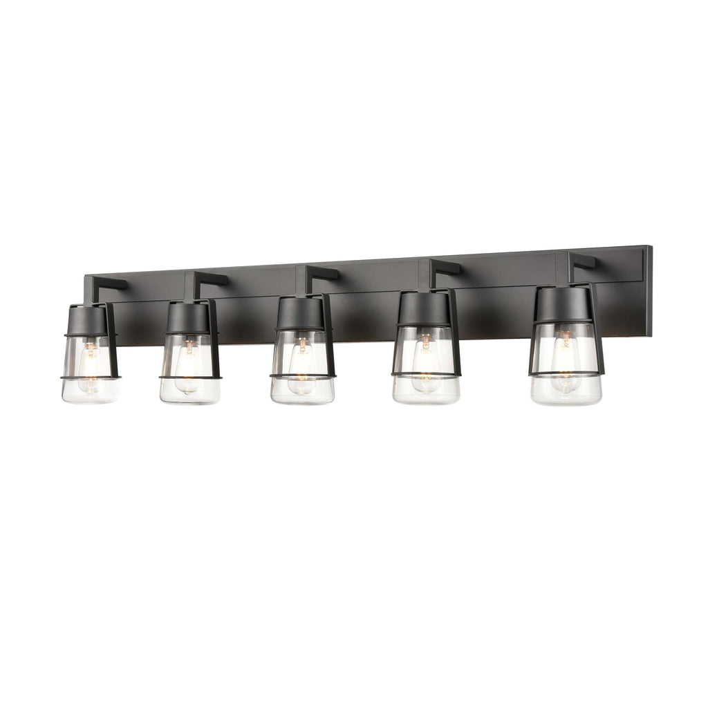 DVI LIGHTING LAKE OF THE WOODS 5 LT VANITY GRAPHITE  DVP44455GR-CL