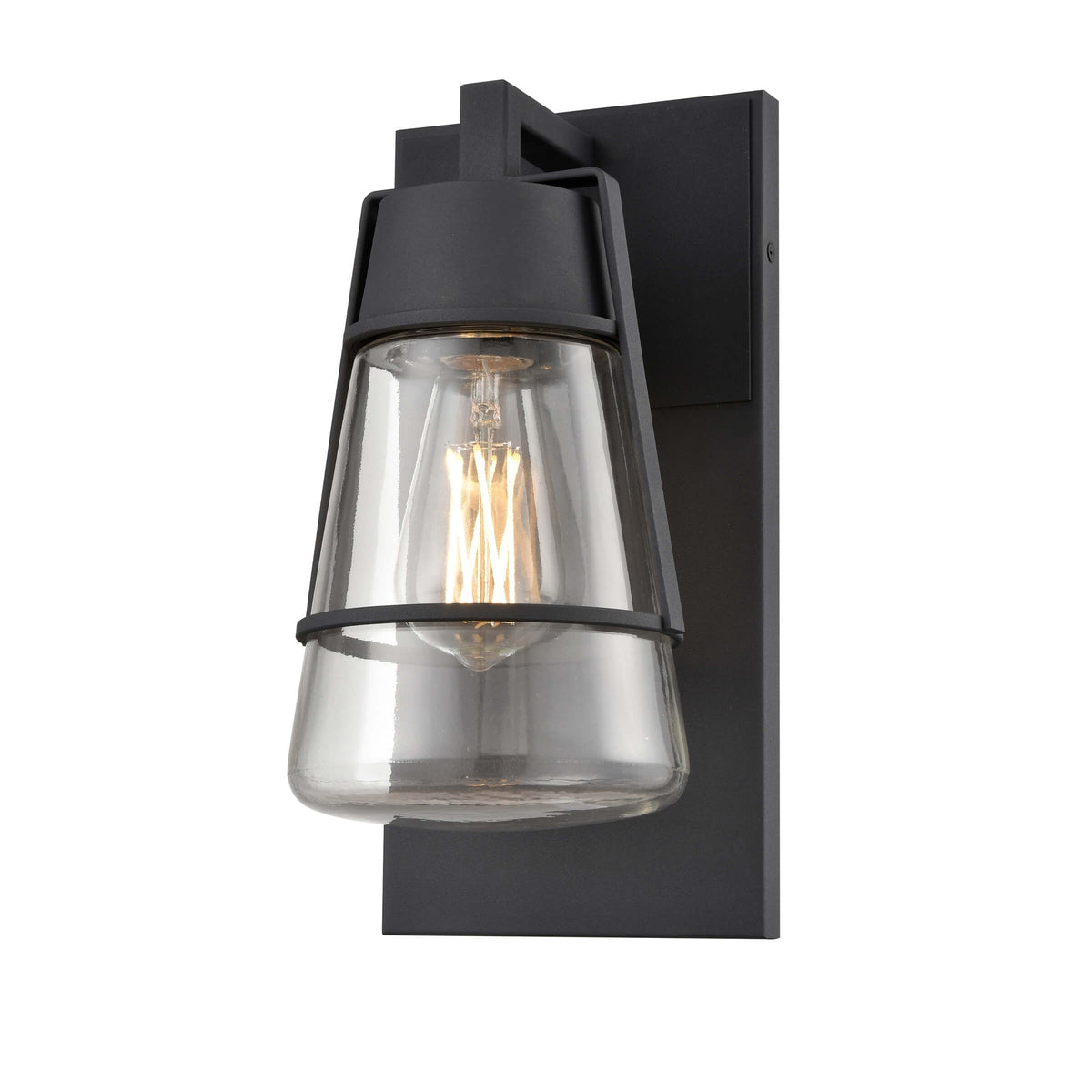 DVI LIGHTING LAKE OF THE WOODS OUTDOOR 13" SCONCE  BLACK DVP44473BK-CL
