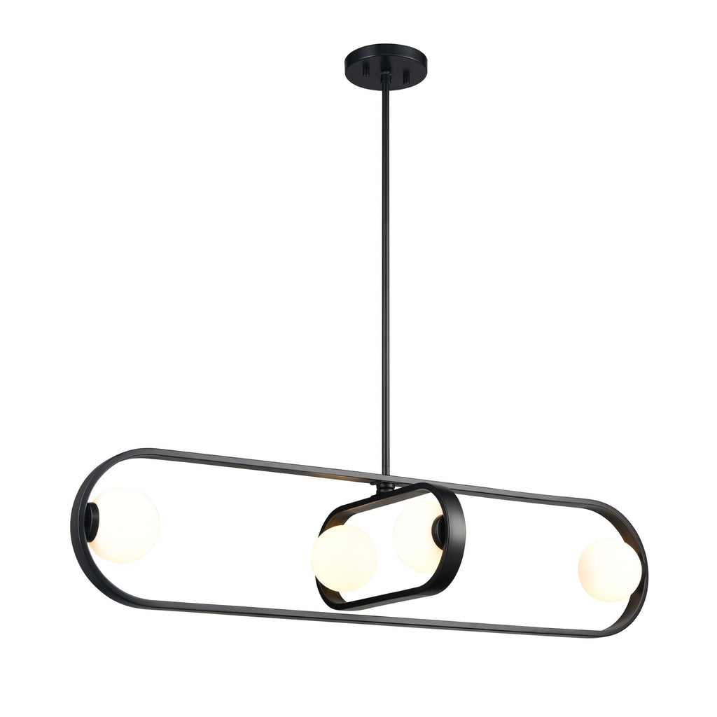 DVI LIGHTING ATWOOD 4 LT LINEAR EBONY DVP45002EB-OP