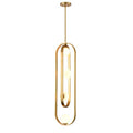 DVI LIGHTING ATWOOD 4 LT PENDANT BRASS DVP45010BR-OP