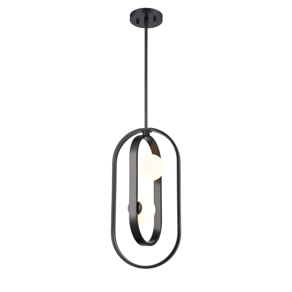 DVI LIGHTING ATWOOD 2 LT PENDANT EBONY DVP45019EB-OP