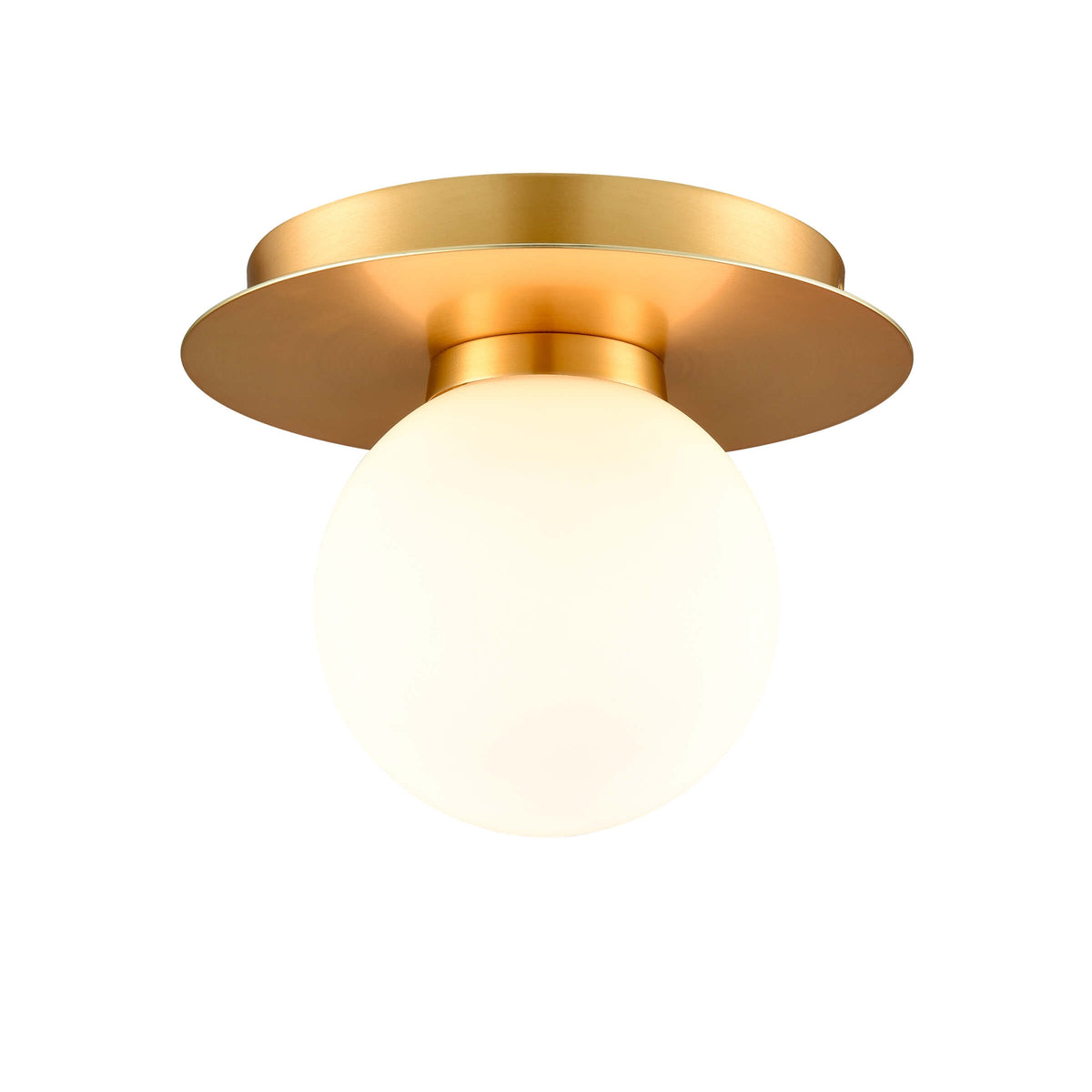 DVI LIGHTING ATWOOD FLUSH MOUNT BRASS DVP45032BR-OP