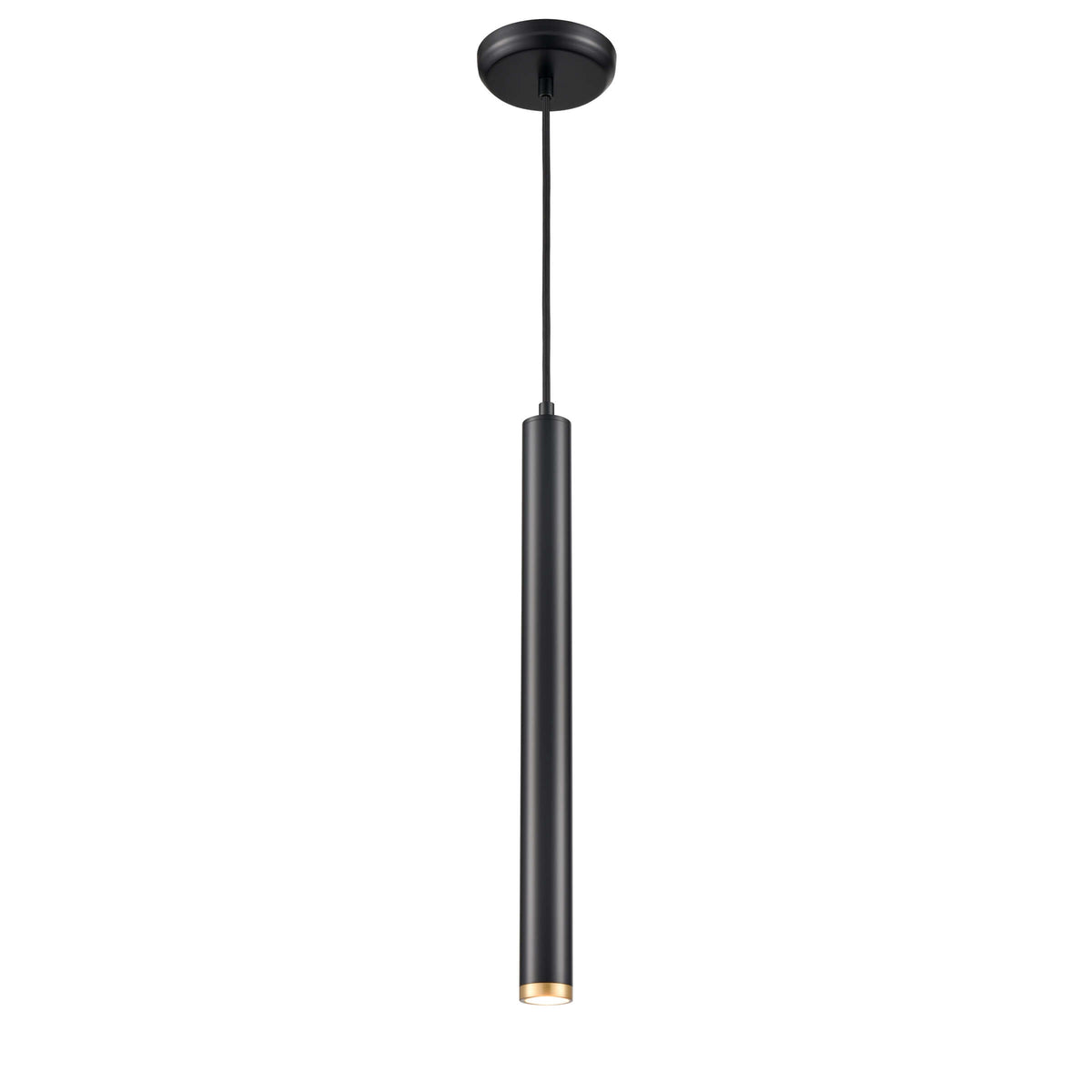 DVI LIGHTING BAFFIN 18" MINI-PENDANT EBONY DVP45119MF+EB