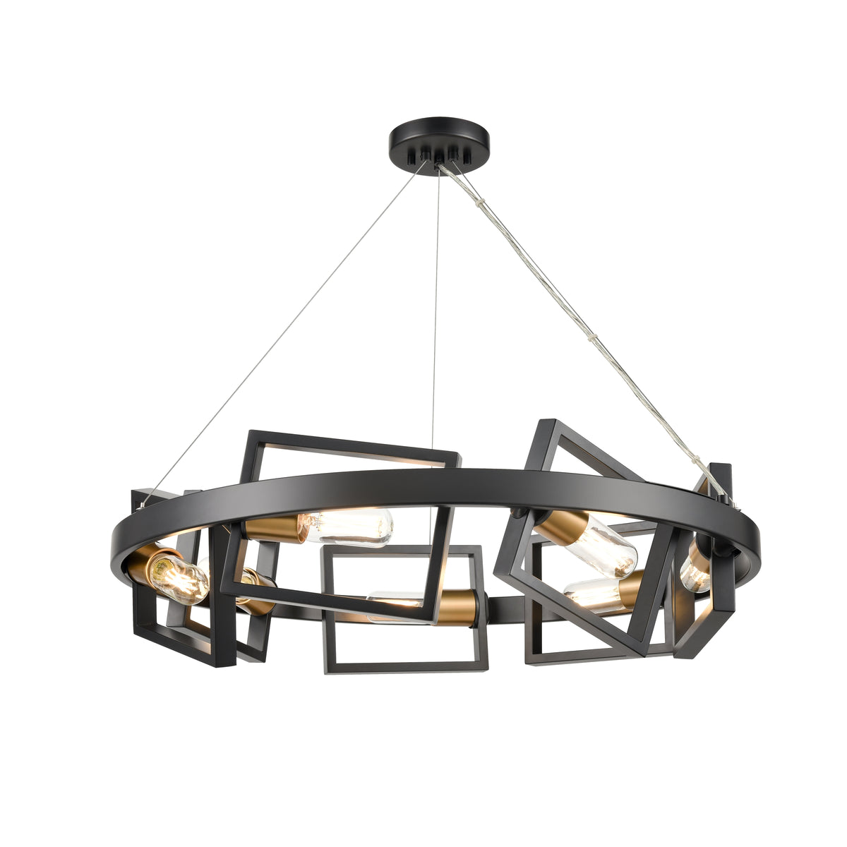 DVI LIGHTING NORTHWEST PASSAGE 7 LT CHANDELIER DVP45224MF+GR