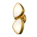 DVI LIGHTING NORTHERN MARCHES SCONCE LED BRASS DVP45401BR-OP