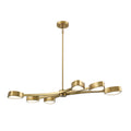 DVI LIGHTING NORTHERN MARCHES 6 LT LINEAR LED BRASS DVP45402BR-OP