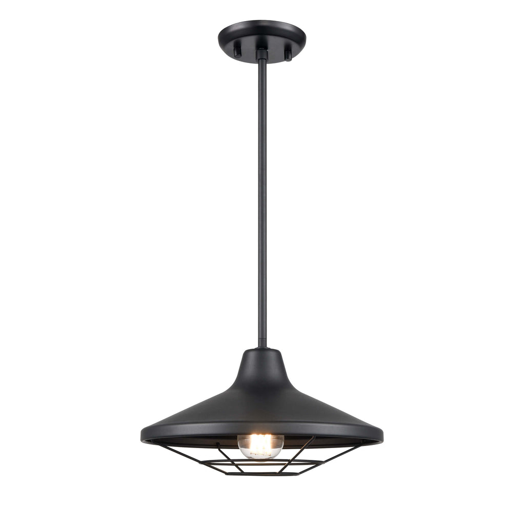 DVI LIGHTING SOMERSET OUTDOOR 12" PENDANT DVP45920BK