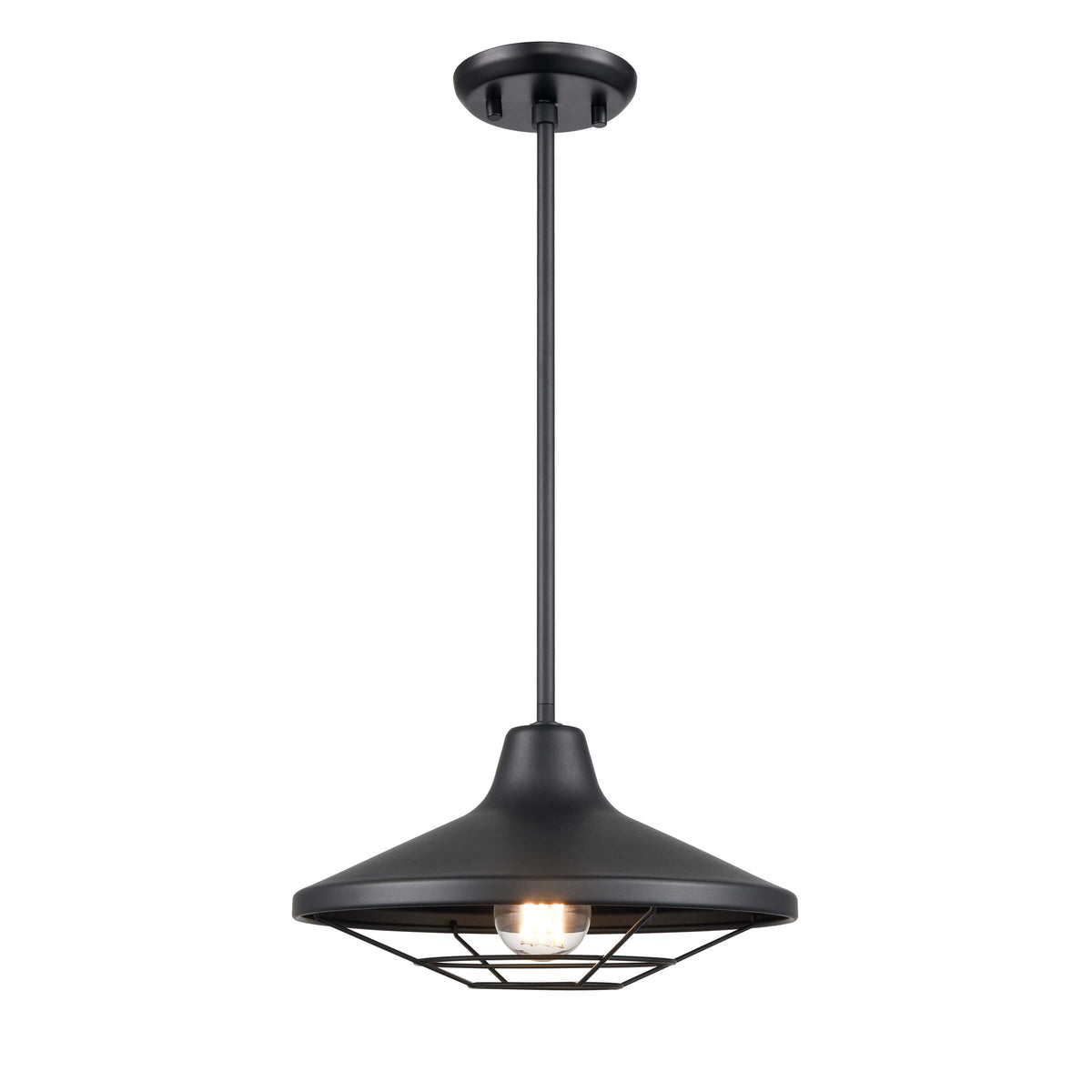 DVI LIGHTING SOMERSET OUTDOOR 12" PENDANT DVP45920BK