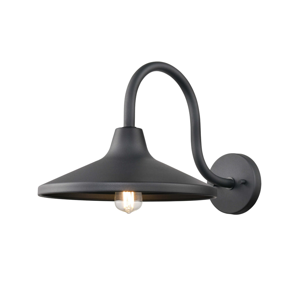 DVI LIGHTING SOMERSET OUTDOOR 12" SCONCE DVP45971BK