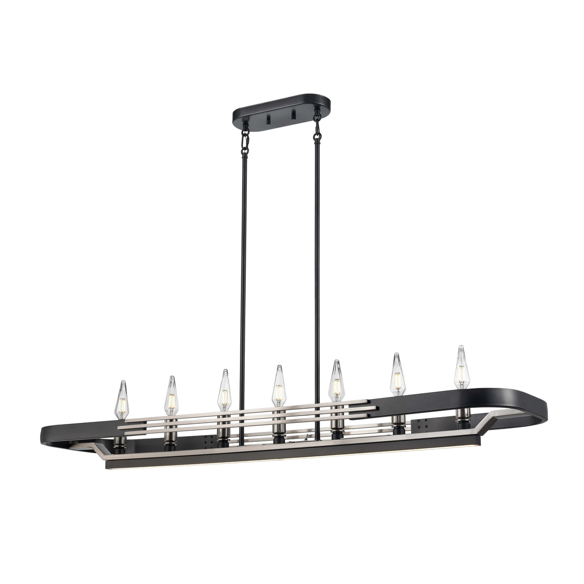 DVI LIGHTING ALETHEIA HYBRID LED LINEAR SATIN NICKEL DVP46302SN+GR-CCT