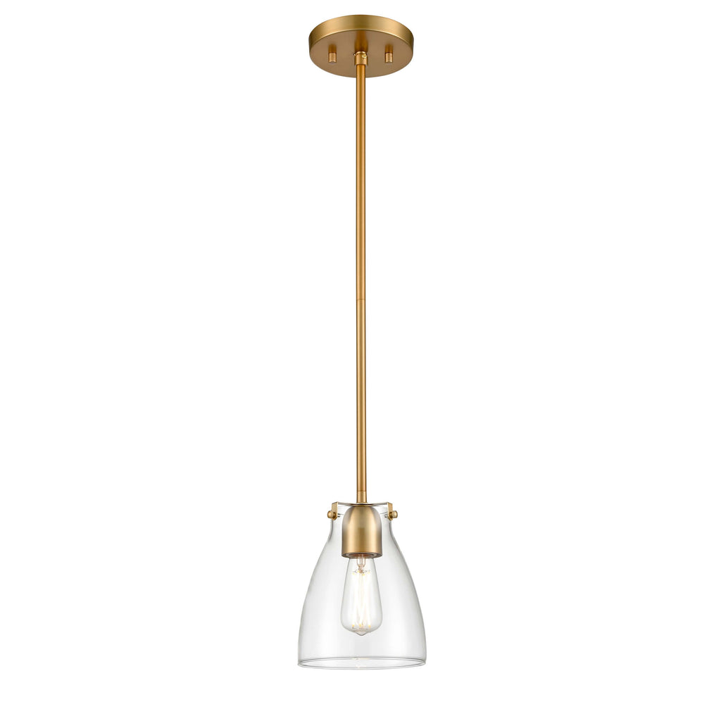 DVI LIGHTING EMMA MINI-PENDANT BRASS CLEAR DVP47021BR-CL