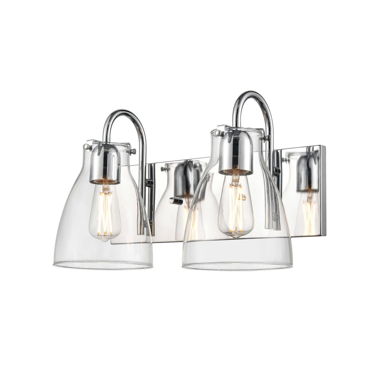 DVI LIGHTING EMMA 2 LT VANITY CHROME CLEAR DVP47022CH-CL
