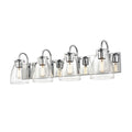 DVI LIGHTING EMMA 4 LT VANITY CHROME CLEAR DVP47044CH-CL