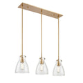DVI LIGHTING EMMA 3 LT LINEAR BRASS CLEAR DVP47053BR-CL