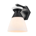 DVI LIGHTING SUNNYBROOK SCONCE EBONY OPAL DVP47401EB-OP