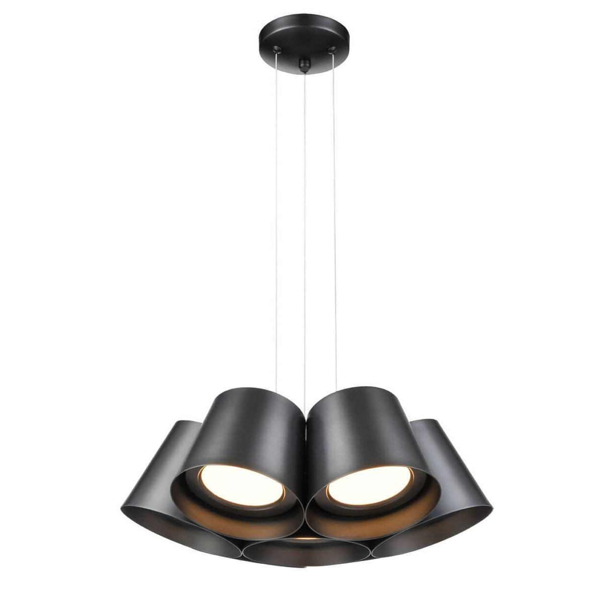 DVI LIGHTING DRUMLINE 7 LT PENDANT LED DVP47726BK