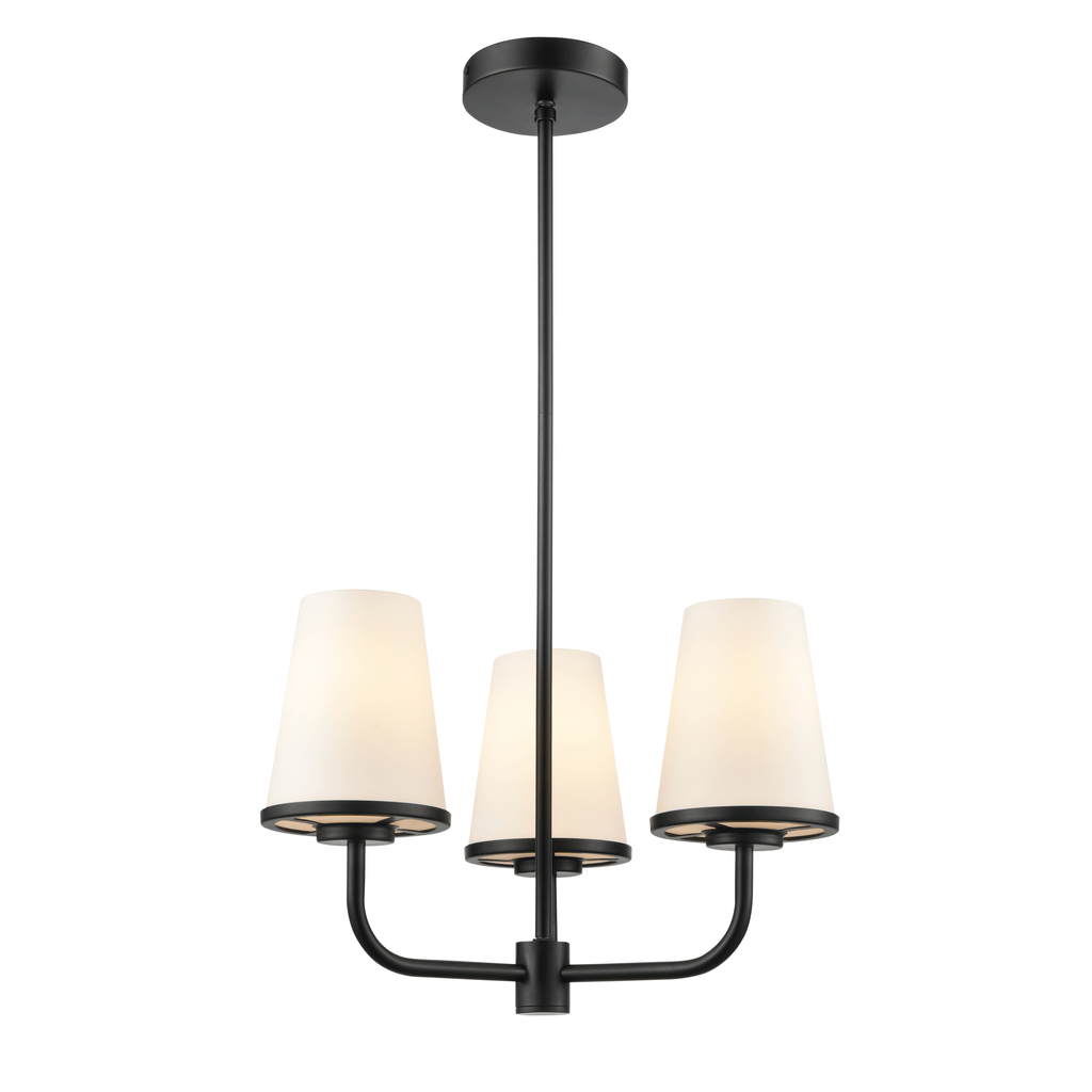 DVI LIGHTING KANATA 3 LT DUAL MOUNT EBONY DVP48012EB-OP