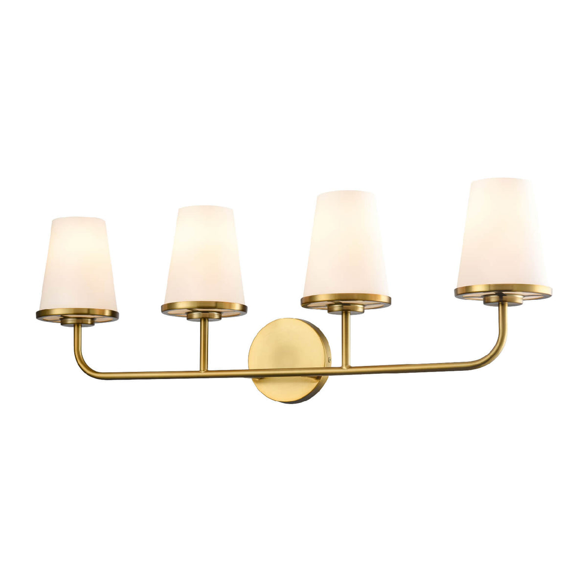 DVI LIGHTING KANATA 4 LT VANITY BRASS DVP48044BR-OP
